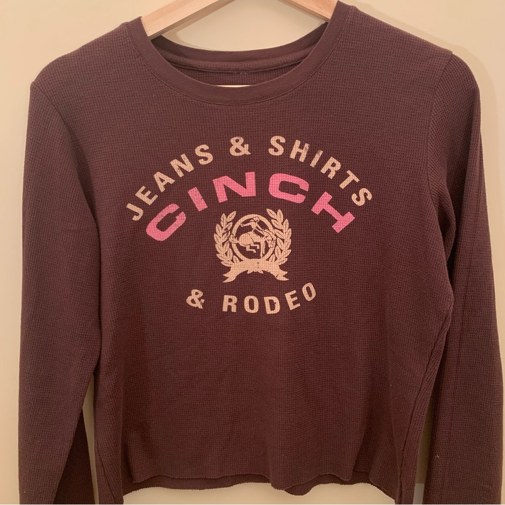 Cinch Graphic Waffle Top